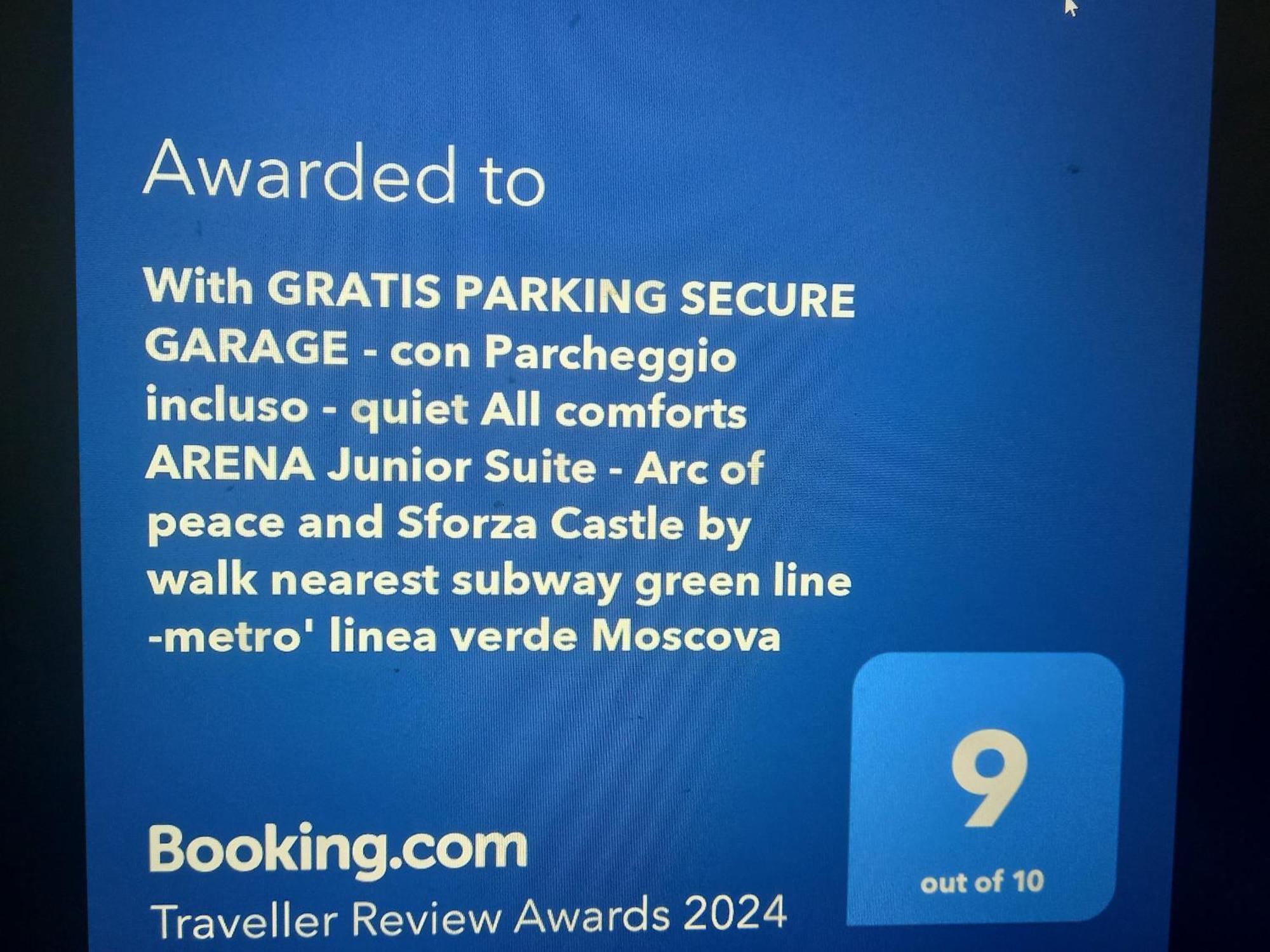 Arena Suite All Comforts - With Free Parking Garage Per Qualified Rate - Con Parcheggio Incluso Per Le Tariffe Qualificanti - Metro Verde Greenline Moscova ميلان المظهر الخارجي الصورة